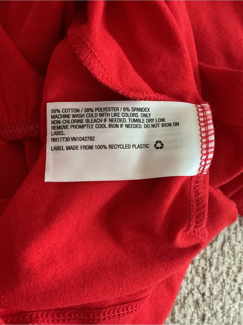 A New Day Red V-Neck Sleeveless Dress L - Picture 4 of 4